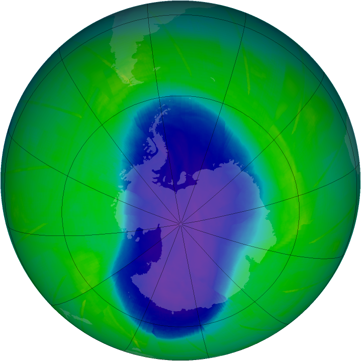 Ozone Map 2009-11-04